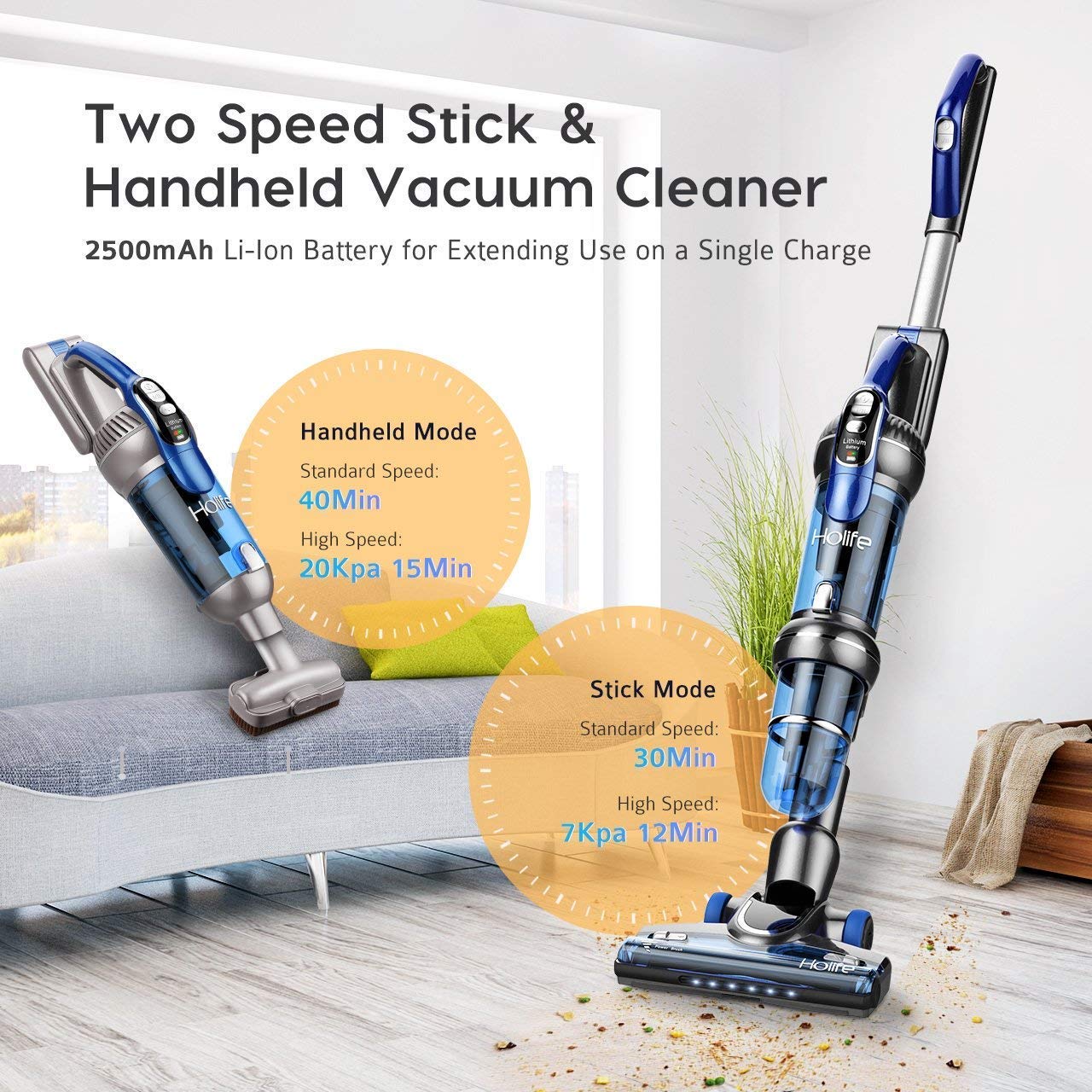 HoLife 2in1 Cordless Vacuum Honest Review Vacuum Cleaners Advisor