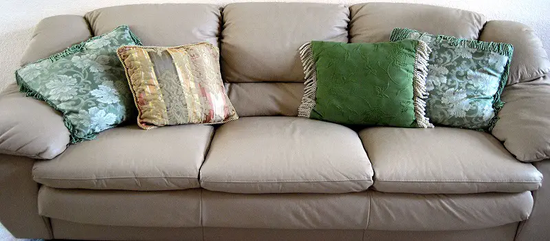 clean microfiber couch